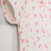 Tiffany Baby Wildflowers Theme Yarım Kollu Bebek Body 63008 - 2