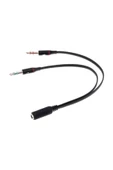 Alfais 4457 Kulaklık Mikrofon Çevirici Ayırıcı Switch Splitter 3.5mm - 4