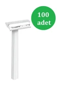 Derby Tek Bıçaklı Traş Bıçağı 100 Lü Paket - 3