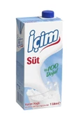 İçim içim süt Yarım Yağlı süt 1 lt - 1