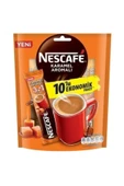 Nestle Nescafe 3'ü 1 Arada Karamelli Kahve 10 Lu Paket 17,7 Gr - 1