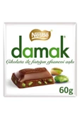 CIKOLATA Nestle Damak Antep Fıstıklı Sütlü Kare Çikolata 60 G ( 10 Adet ) - 1