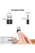 MyBlack İphone  Uyumlu Yeni Nesil Başlık Aparatı Type-c To Usb Dönüştürücü Typc şarj Dönüştürücü thumbnail 2