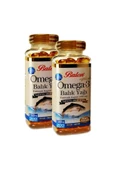 2 Kutu Plus Omega 3 Balık Yağı Omega3 Fish Oil Yumuşak Kapsül 1380 mg X 200 Kapsül X 2 - 1