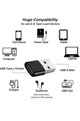 MyBlack İphone  Uyumlu Yeni Nesil Başlık Aparatı Type-c To Usb Dönüştürücü Typc şarj Dönüştürücü thumbnail 4