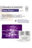 Fitoderman Kolajen Hyaluronic Acid Glutatyon Quercetin Qoenzim Q10 Vitamin  E, B3 Ve B5, C Kompleks Gece Kremi - 2