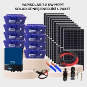 Yapısolar 7.2 Kw Mppt Solar Güneş Enerjisi L Paket - 1
