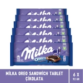 Milka Oreo Sandwich Tablet Çikolata 92 gr - 6 Adet - 2