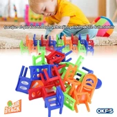 Chair Stack Eğitici Sandalye Denge Oyunu - 2