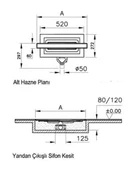 VitrA Eco-Flow 59980480000 DK100 060 Mat Yandan S H:60 thumbnail 2