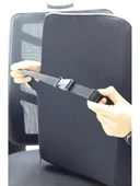 PİLLOWART Hafızalı Köpük  Sırt Yastığı -Ofis  ve Araba Koltuğu için Ergonomik  Arka  Elastik Yastık - 4