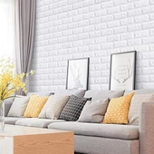 Renkli Duvarlar 70x23cm 0,16m2 Kendinden Yapışkanlı Duvar Paneli 3D Duvar Kaplama - 4