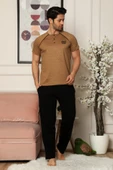 Nisanca Yazlık %100 Pamuk Kısa Kollu Erkek Pijama Takımı - 4