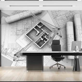 Mimari Apartman Gayrimenkul Emlak ve Gayrimenkul Duvar Kağıdı Baskı thumbnail 2