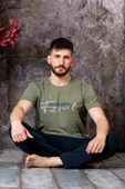 Nisanca Yazlık %100 Pamuk Kısa Kollu Erkek Pijama Takımı - 1