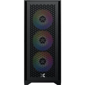 Xigmatek EN49981 LUX S  PSU YOK  Manyetik Temper Camlı 4X12cm ARGB Fan + Kumanda  Gaming Kasa - 3