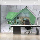 Ev Projesi Mimari Gayrimenkul Emlak ve Gayrimenkul Duvar Kağıdı Baskı thumbnail 2