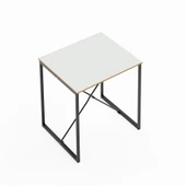 Eportatif Mutfak Masası 2 Kişilik Balkon Masa Takımı Beyaz 1490 thumbnail 12