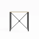 Eportatif Mutfak Masası 2 Kişilik Balkon Masa Takımı Beyaz 1490 thumbnail 8