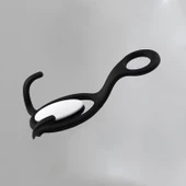 İlknur 5 Adet Portmanto Vestiyer Duvar Askısı Metal Dolap Elbise Askılığı Askılık Siyah Beyaz 5 Adet thumbnail 3