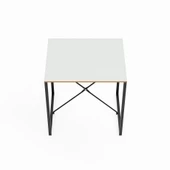 Eportatif Mutfak Masası 2 Kişilik Balkon Masa Takımı Beyaz 1490 thumbnail 11