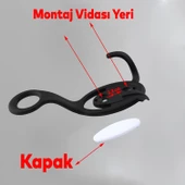 İlknur 5 Adet Portmanto Vestiyer Duvar Askısı Metal Dolap Elbise Askılığı Askılık Siyah Beyaz 5 Adet thumbnail 2