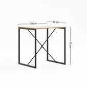 Eportatif Mutfak Masası 2 Kişilik Balkon Masa Takımı Beyaz 1490 thumbnail 10