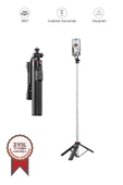 Torima C13 Siyah Çok Amaçlı Taşınabilir Tripod Kumandalı Selfie Çubuğu - 1