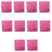 Silver Home Kareli Mikrofiber Temizlik Toz Cam Bezi -55 Gr. -300 Kalite -40x40 Cm. -10 Adetlik Paket thumbnail 1