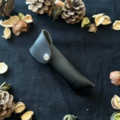 Sürmene El Yapımı Geyik Boynuzundan Çelik çakı SRM1015 - 5