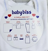Fil Nakışlı Erkek Bebek Hastane Çıkışı 10 Parça - 5