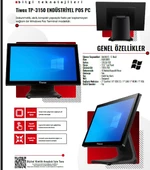 Tiwox TP-3150 İ5 5.Nesil 8GB RAM 128 SSD 21,5'' Endüstriyel Pos PC - 2