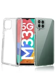 Caseji Samsung Galaxy M33 Uyumlu Ultra Slim Esnek Şeffaf Kılıf - 1