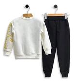 Çocuk Eşofman Takımı-Disney Baskılı 3-9 Yaş Bisiklet Yaka Cepli Mevsimlik Lüks ve Ekonomik - 11