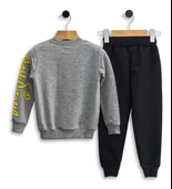 Çocuk Eşofman Takımı-Disney Baskılı 3-9 Yaş Bisiklet Yaka Cepli Mevsimlik Lüks ve Ekonomik - 7