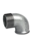 FİTİNGS DİRSEK GALVANİZLİ KUYRUKLU 1 1/2 INC - 1