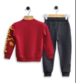 Çocuk Eşofman Takımı-Disney Baskılı 3-9 Yaş Bisiklet Yaka Cepli Mevsimlik Lüks ve Ekonomik - 9