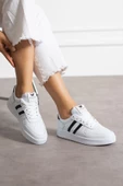Beyaz Siyah Unisex Sneaker - 2