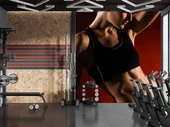 Kadın Fitness Spor Salonu için Duvar Kağıdı thumbnail 4