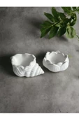 Midye + Lotus Çiçeği Dekoratif Tabak & Kase Yüzüklük Anahtarlık - 3