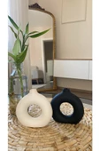 10 Cm 2'li Set Minimal Bohem Dekoratif Vazo [ OG-12 ] - 1