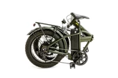 Bisan E-Folding F2 Shimano 7 Vites Disk Fren 20 Jant Elektrikli Katlanır Bisiklet Yeşil Sarı - 2