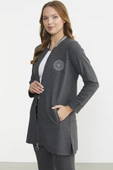 Marine Detaylı Tunik Eşofman Takım - Antrasit thumbnail 5