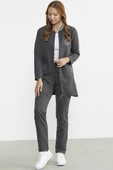 Marine Detaylı Tunik Eşofman Takım - Antrasit thumbnail 4