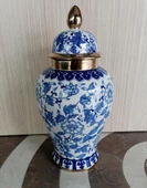 Evdema Seramik Dekoratif Vazo 27*27*56 cm - 1