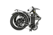 Bisan E-Folding F2 Shimano 7 Vites Disk Fren 20 Jant Elektrikli Katlanır Bisiklet Siyah Sarı - 6
