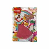3602 Crafy Streç Oyun Kumu Pembe 200 g -Sunman - 1