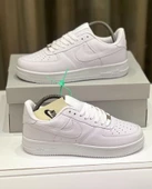 Nike Air force beyaz ünisex spor ayakkabı - 1