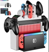 Hepu TNS-2113 Nintendo Switch Aksesuar Düzenleme Standı Oled Şarj Standı Kaset Oyun Düzenleyici - 1