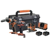 Aeg 3Lü 18V 5Ah Mobilyacı Seti Vidalama Dekupaj Matkap - 1